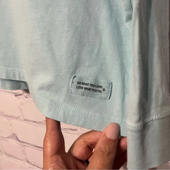 Life Is Good Woman’s Long Sleeve Cat Crusher Tees Bundle Blue - White Size XXL - Picture 3 of 14